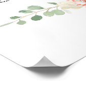 Pocher fleurs mariage tableau des places (Coin)