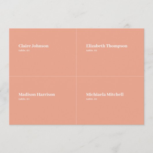 Pocher Mariage Carte Place do-it-yourself (Devant)