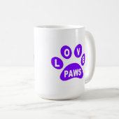 Poches d'amour de la Mug sur les pattes violet (Devant droit)