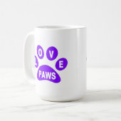 Poches d'amour de la Mug sur les pattes violet (Devant gauche)