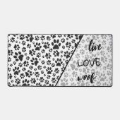 Poches de chien noir et blanc Poka Dot (Recto)