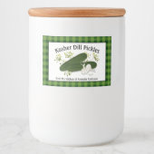 Poches de poulie Kosher Plaid H Étiquette alimenta (Devant)