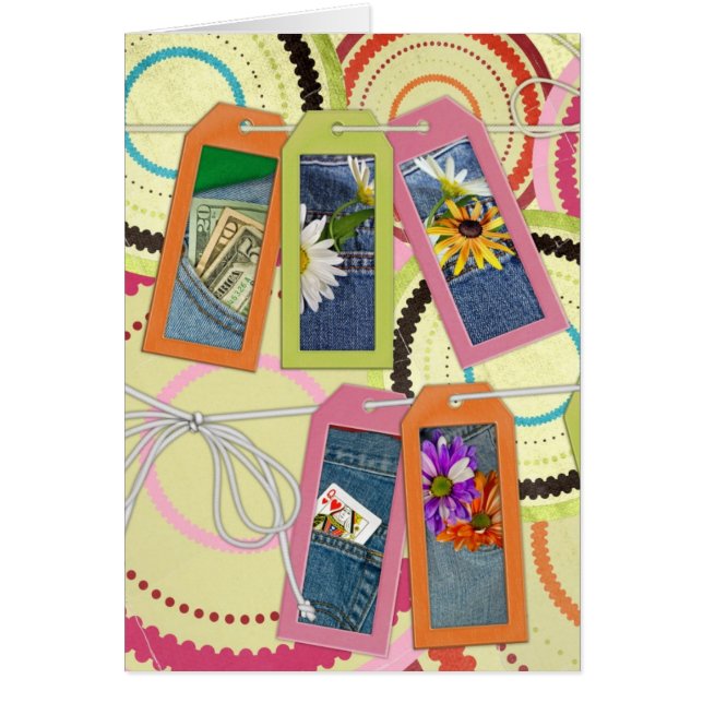 poches en jean bleu (Devant)