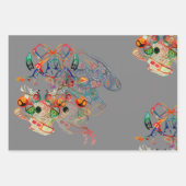 Poches plates de papier enveloppant des soeurs étr (Devant 2)