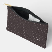 POCHETTE À ACCESSOIRES 名前 カスタマイズ スタッズ チャコールグレー (Ouvrir)