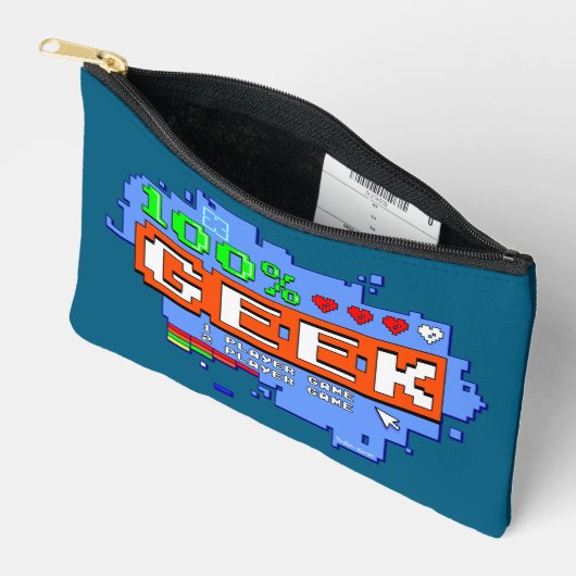 Pochette À Accessoires 100% Geek (Ouvrir)