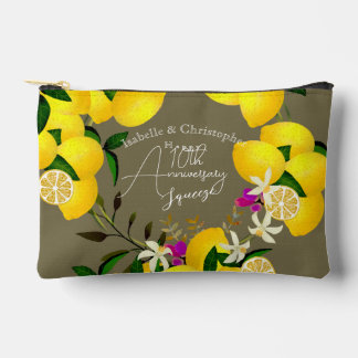 Pochette À Accessoires 10th Wedding Anniversary Summer Lemon Squeeze