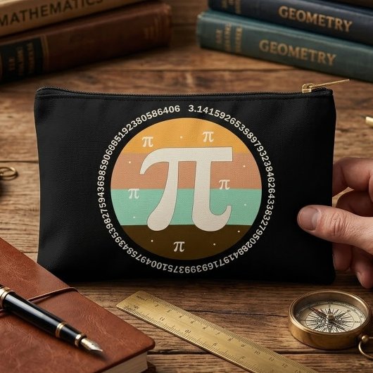 Pochette À Accessoires 3.14 Conception de la Journée nationale Pi - Idée
