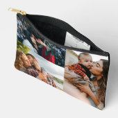 Pochette À Accessoires 3 Photo Collage Modèle Personnalisé (Ouvrir)