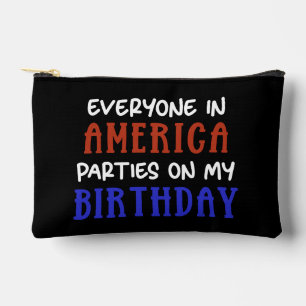 Pochette À Accessoires 4 juillet Anniversaire drôle