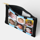 Pochette À Accessoires 6 photo collage black blue (Ouvrir)