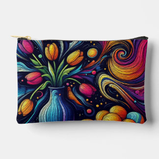 Pochette À Accessoires A bouquet of radiant tulips