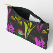 Pochette À Accessoires Abstract Floral with Spirals 1 (Ouvrir)