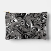 Pochette À Accessoires Abstract Marble illustration Black (Recto)