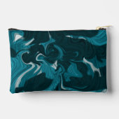 Pochette À Accessoires Abstract Marble illustration Blue   (Verso)