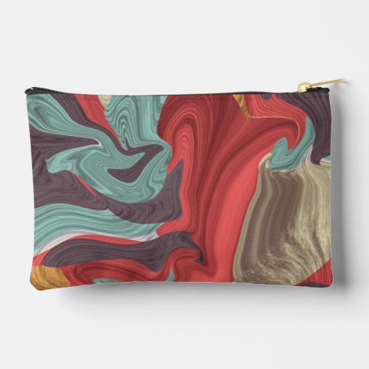 Pochette À Accessoires Abstract Marble illustration Colorful        (Verso)