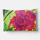 Pochette À Accessoires Abstract Rose Art Zip Pouch-Original Painting Bag (Verso)
