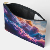 Pochette À Accessoires Abstract Space Nebula Art - Colorful Cosmic (Ouvrir)