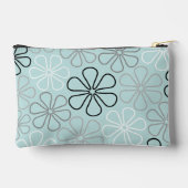 Pochette À Accessoires Abstrait Big Flower Outlines BWG+Duck Egg Blue (Verso)
