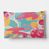 Pochette À Accessoires Abstrait coloré (Verso)