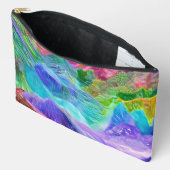 Pochette À Accessoires Abstrait de Crystal Mountain (Ouvrir)