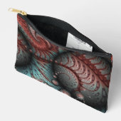 Pochette À Accessoires Abstrait Imaginaire dynamique Fractal Art Brown Bl (Ouvrir)