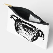 Pochette À Accessoires Accent de beauté Pug câlin (Ouvrir)