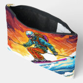 Pochette À Accessoires Action de ski (Ouvrir)
