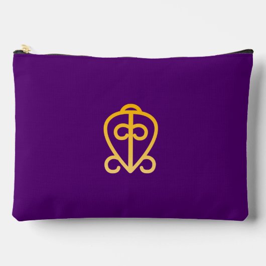 Pochette À Accessoires Adinkra africaine (Recto)