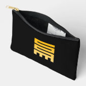 Pochette À Accessoires Adinkra africaine (Initiative) (Ouvrir)