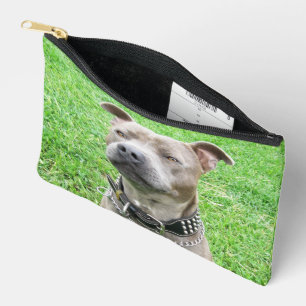 Pochette À Accessoires Adulte Homme Staffordshire Bull Terrier assis