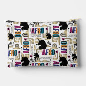 Pochette À Accessoires Afro Unicorn Bold Motif (Verso)