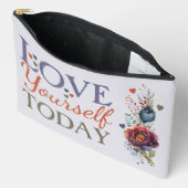 Pochette À Accessoires Aimez-vous aujourd'hui ajouter initiales cosmétiqu (Ouvrir)