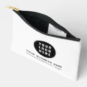 Pochette À Accessoires Ajouter un logo d'entreprise et un site Web d'entr (Ouvrir)