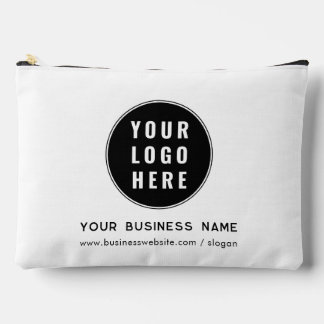 Pochette À Accessoires Ajouter un logo d'entreprise et un site Web d'entr