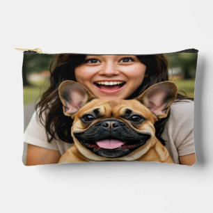 Pochette À Accessoires Ajouter une photo de Bouledogue Français Personnal