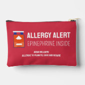 Pochette À Accessoires Alerte allergique Épinephrine Médicaments Enfants (Verso)