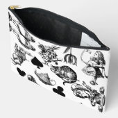 Pochette À Accessoires Alice White Rabbit Wonderland Classic (Ouvrir)