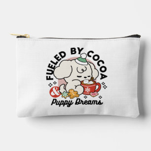 Pochette À Accessoires Alimenté par le cacao et les Rêves de chiots - Chi