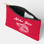 Pochette À Accessoires Aloha Bass-Hawaiian Cherry Red (Ouvrir)