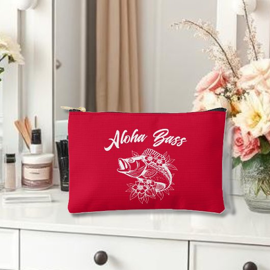 Pochette À Accessoires Aloha Bass-Hawaiian Cherry Red