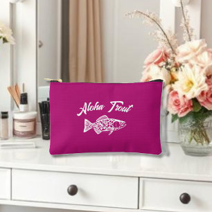 Pochette À Accessoires Aloha Trout-Hawaiian rose