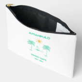 Pochette À Accessoires Amanpulo Île Privée Chic Rétro (Ouvrir)
