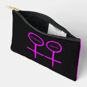 Pochette À Accessoires Amateurs lesbiennes personnalisable (Ouvrir)
