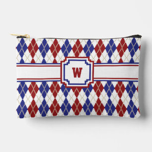 Pochette À Accessoires Américaine Argyle
