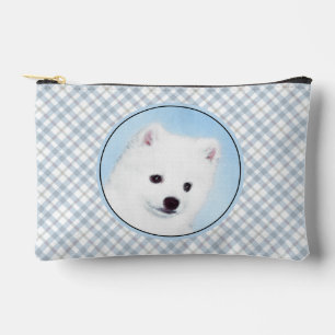 Pochette À Accessoires American Eskimo Eskie Puppy Peinture Cute Chien Ar