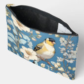Pochette À Accessoires American Goldfinch William Morris Inspired (Ouvrir)