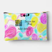 Pochette À Accessoires Analyser pour payer ajouter Q R logo de l'entrepri (Verso)