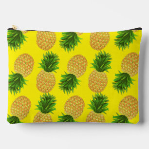 Pochette À Accessoires Ananas jaune