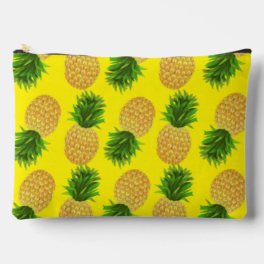 Pochette À Accessoires Ananas jaune (Recto)